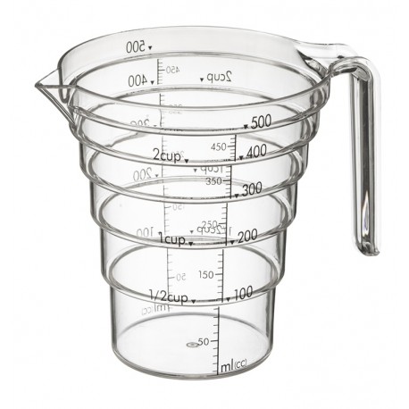 Miarka 500 ml Layer przezroczysta