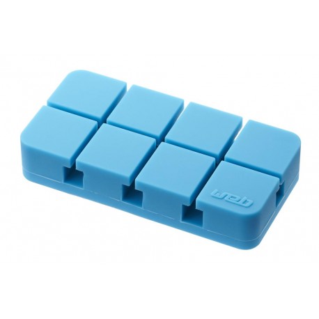 Uchwyt na kable komputerowe niebieski 