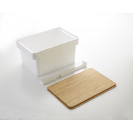 Chlebak z kieszenią na nóź Tower biały