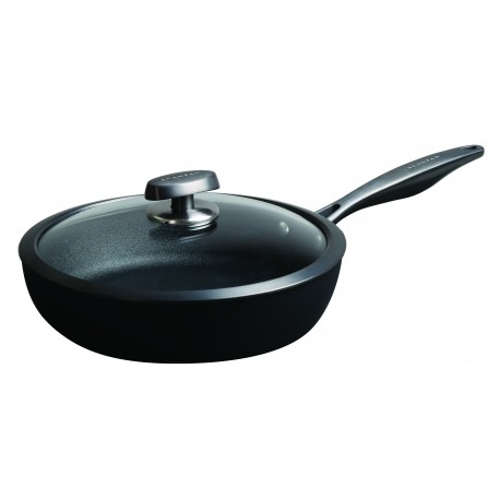 Patelnia głęboka 28 cm / 2,4 l z pokrywą Pro SB+