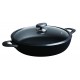 Patelnia 32 cm Szefa z pokrywą Pro SB +
