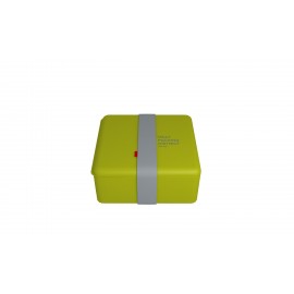 Lunch box Basic kwadratowy głęboki zielony 1,1l